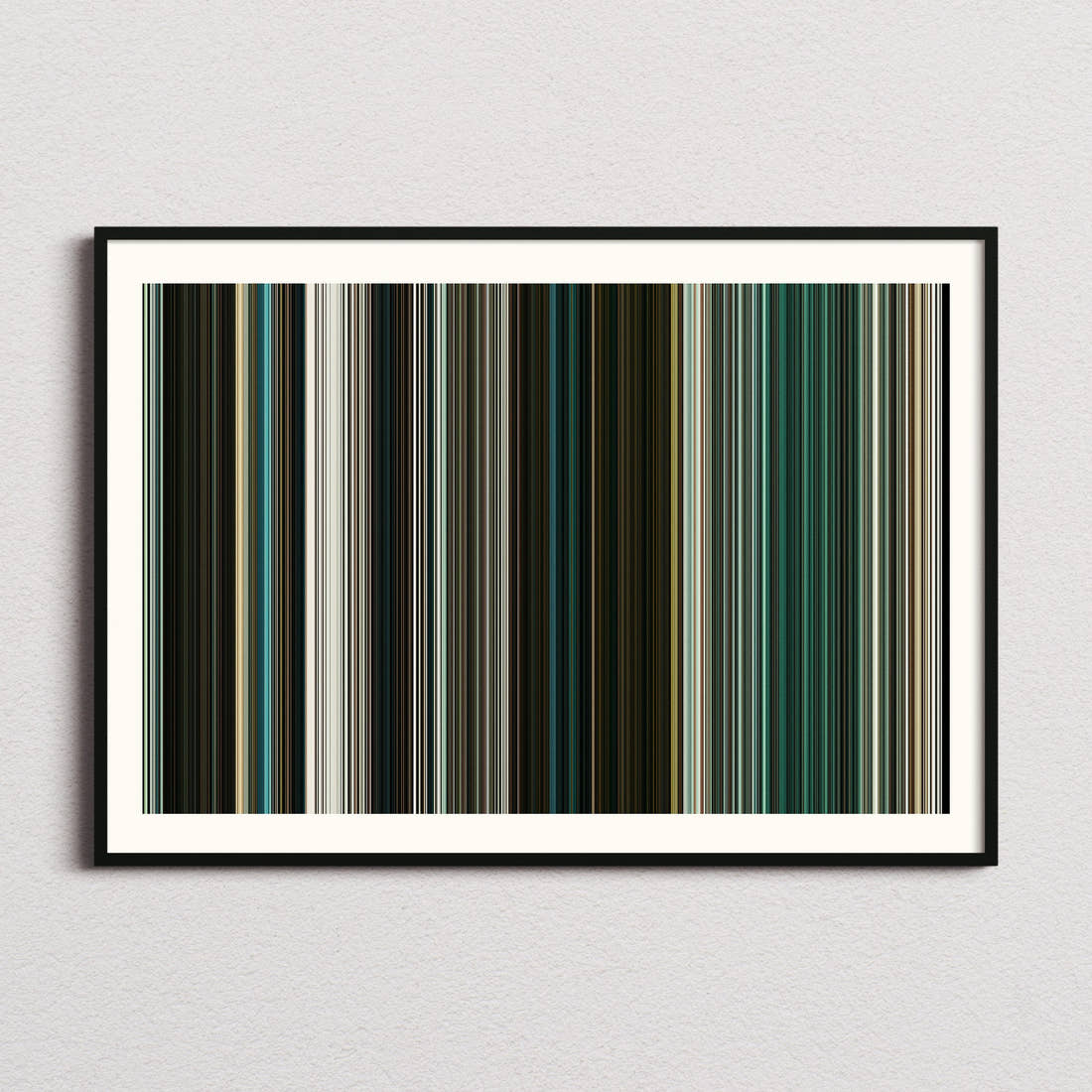Pirates of the Caribbean: At World's End Movie Barcode Poster - Barcode Only