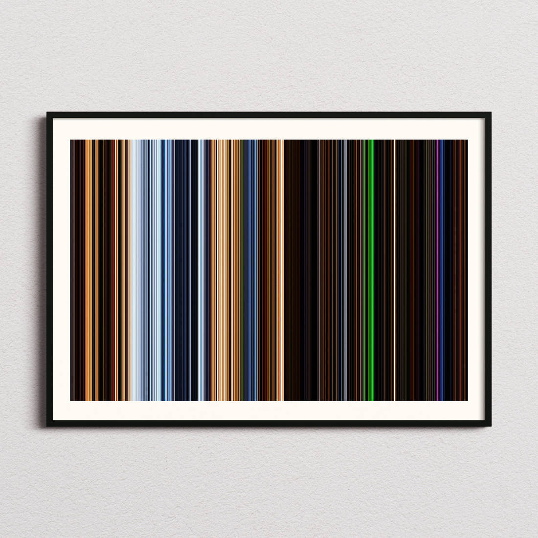 Pitch Black Movie Barcode Poster - Barcode Only