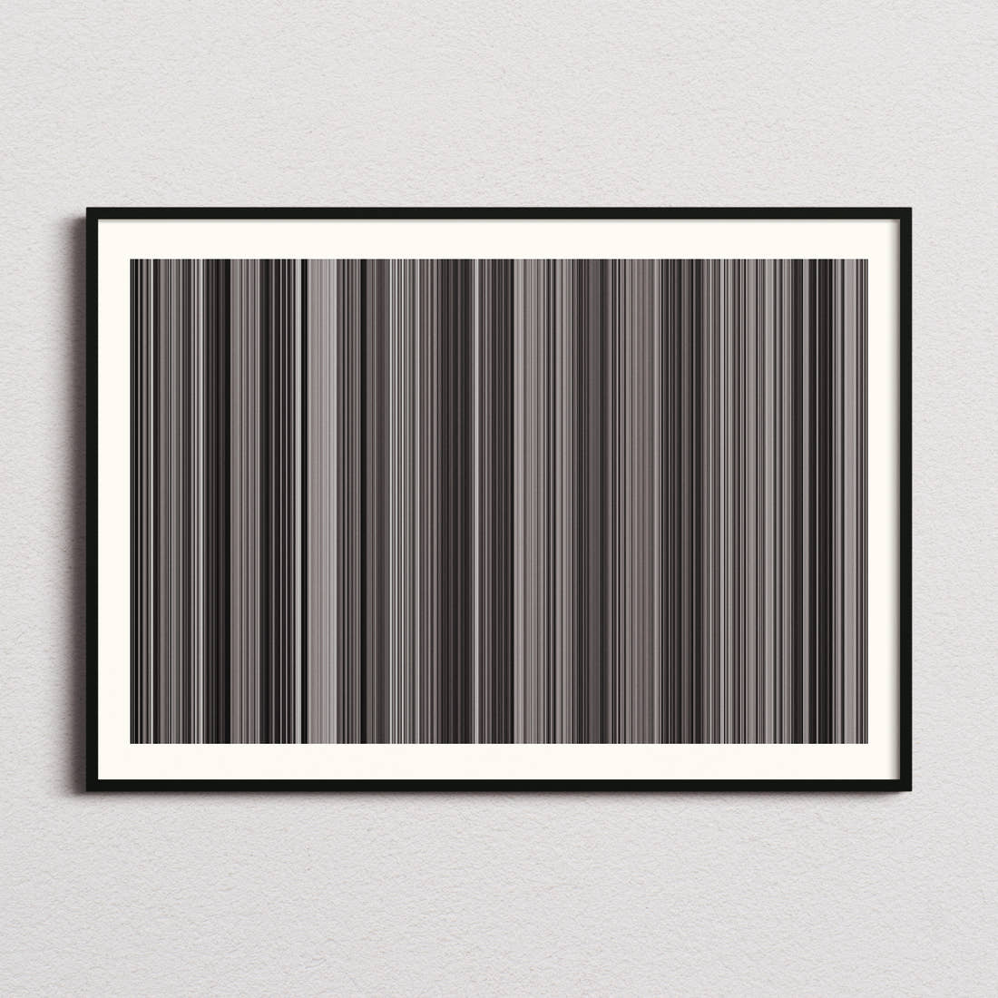 Plan 9 from Outer Space Movie Barcode Poster - Barcode Only