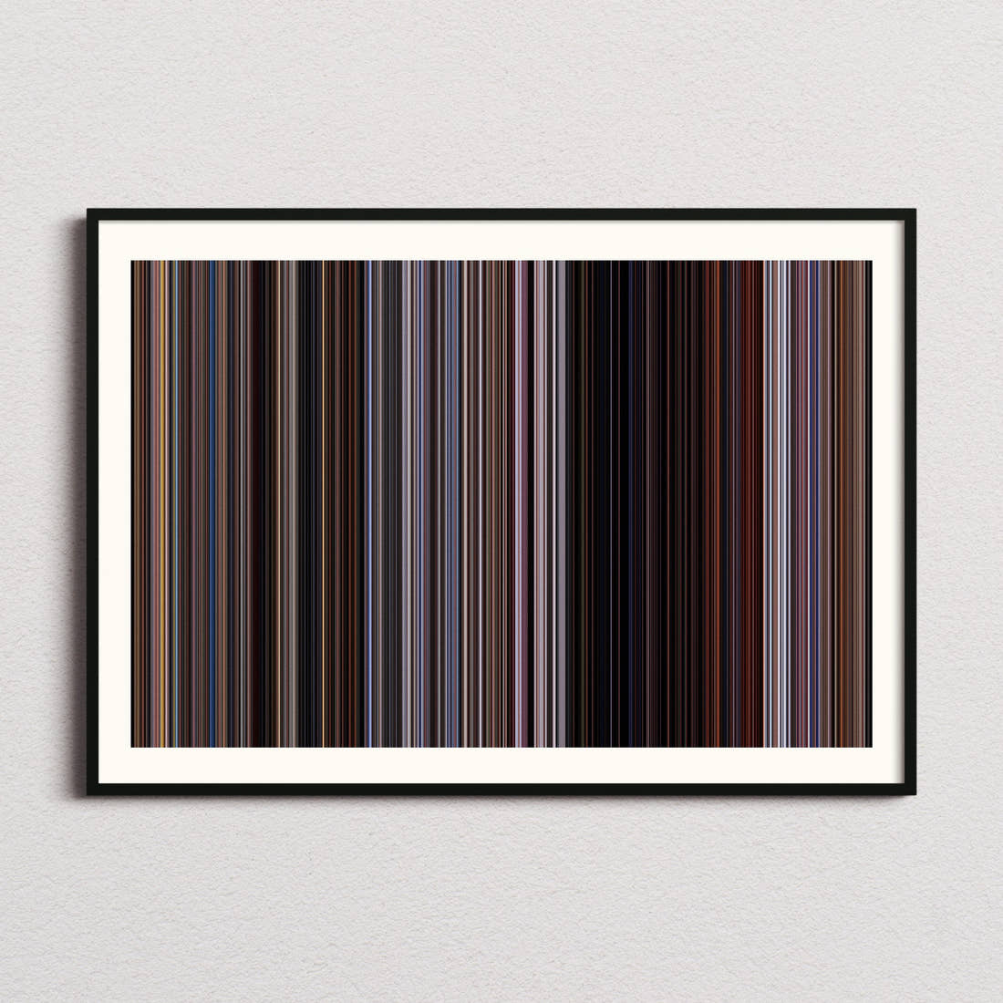 Planes, Trains and Automobiles Movie Barcode Poster - Barcode Only