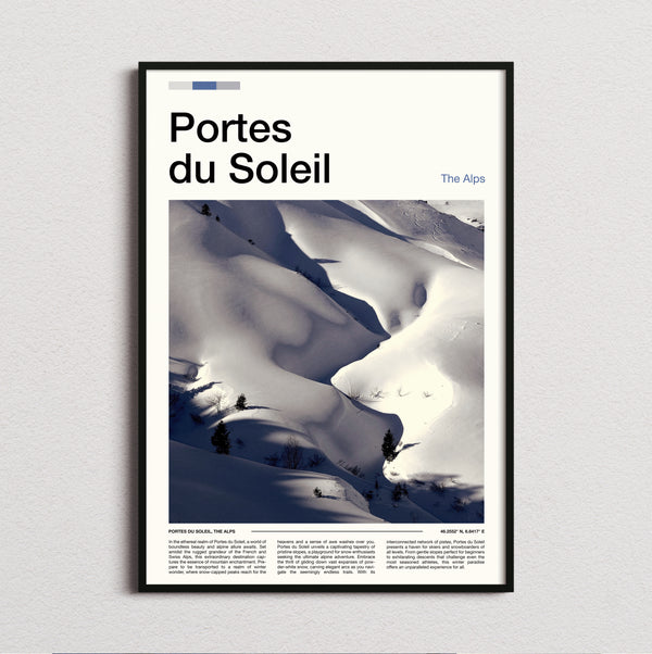 Portes Du Soleil - Snowy Slopes - Travel Print