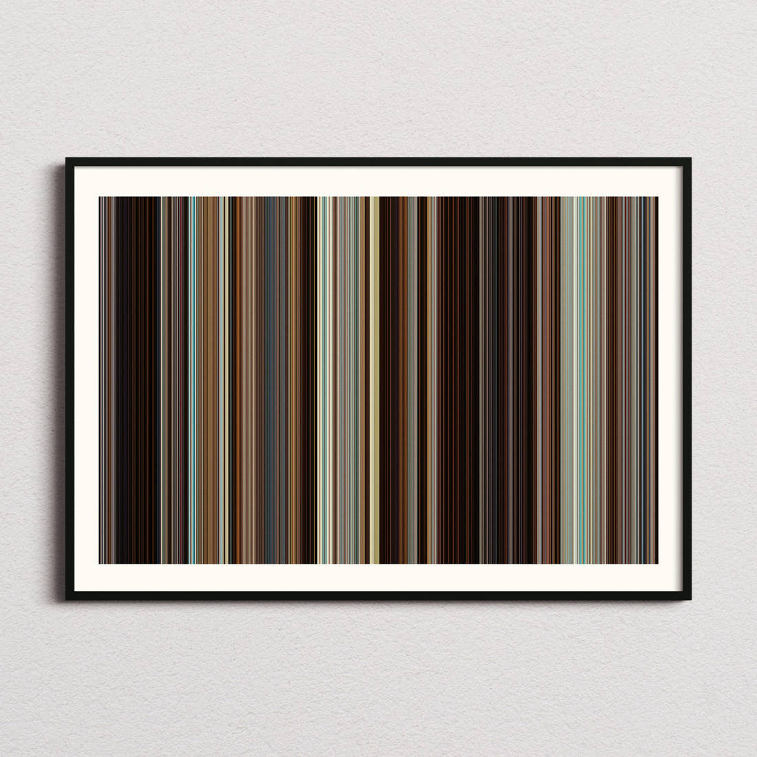 Portrait of a Lady on Fire Movie Barcode Poster - Barcode Only