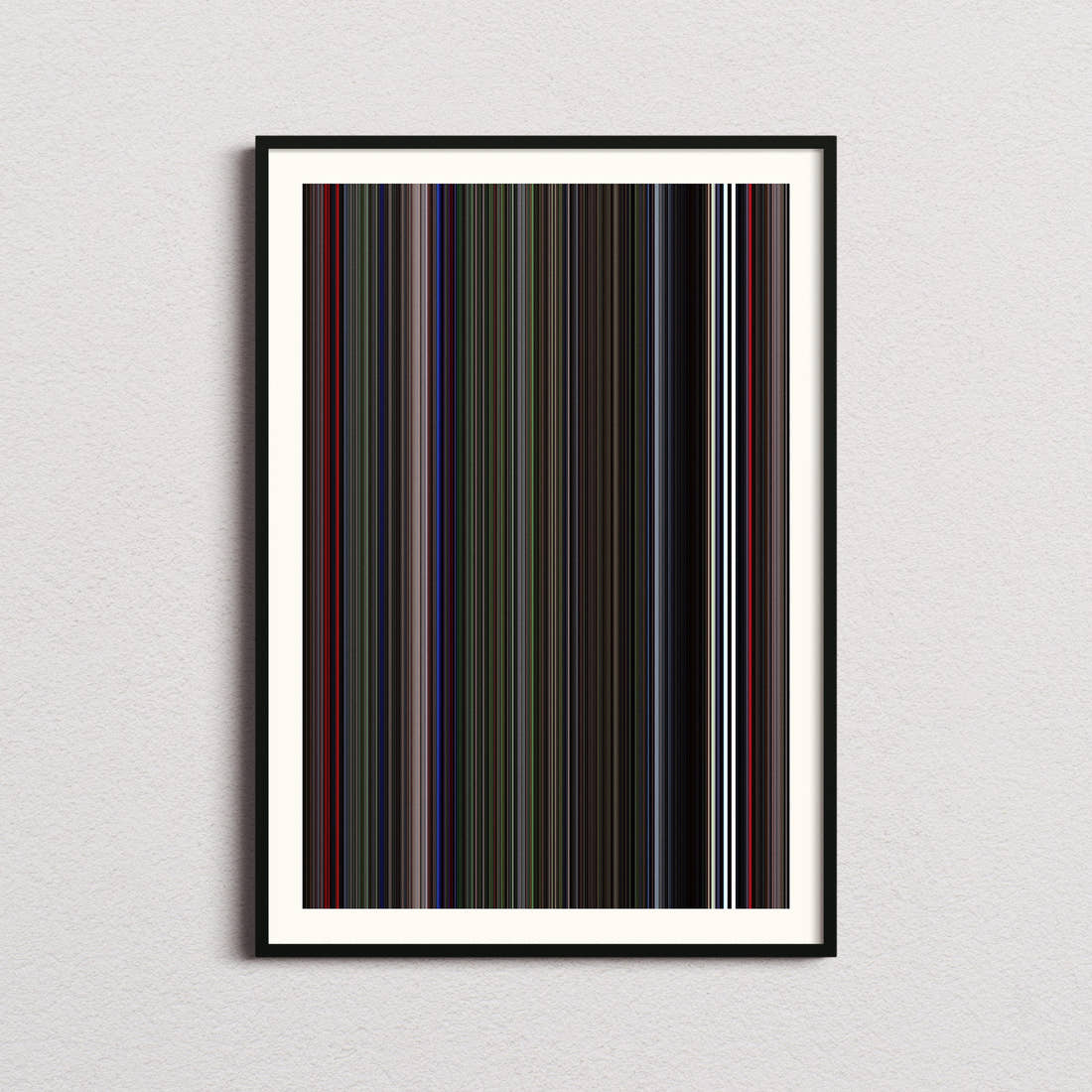 Predator Movie Barcode Poster - Barcode Only