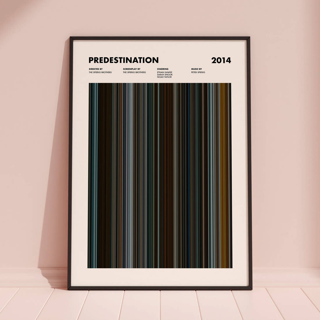 Predestination Movie Barcode Poster