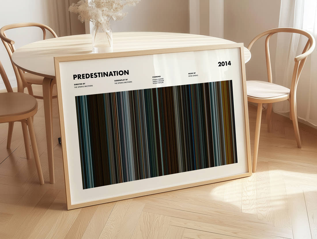 Predestination Movie Barcode Poster