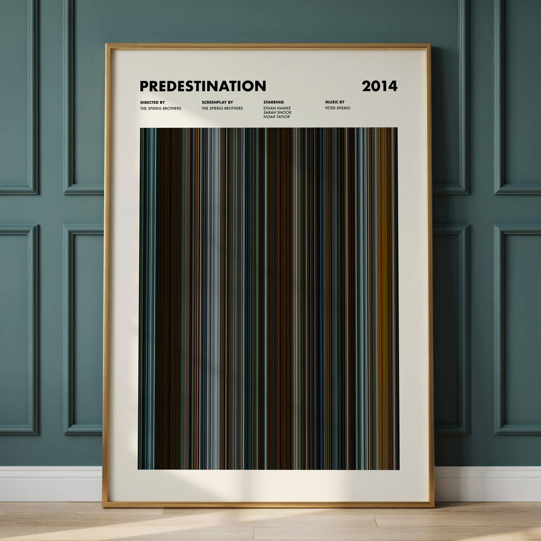 Predestination Movie Barcode Poster