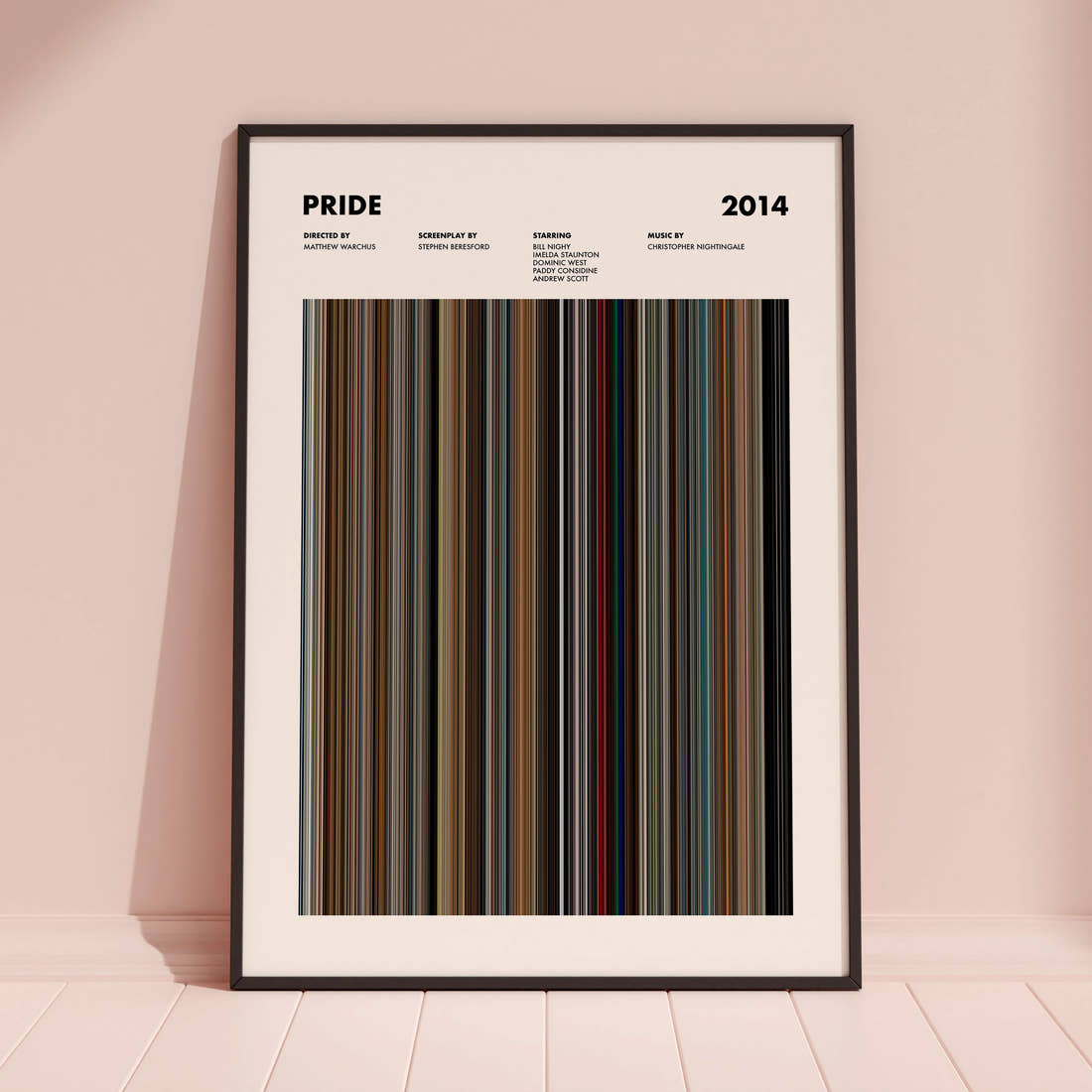 Pride Movie Barcode Poster
