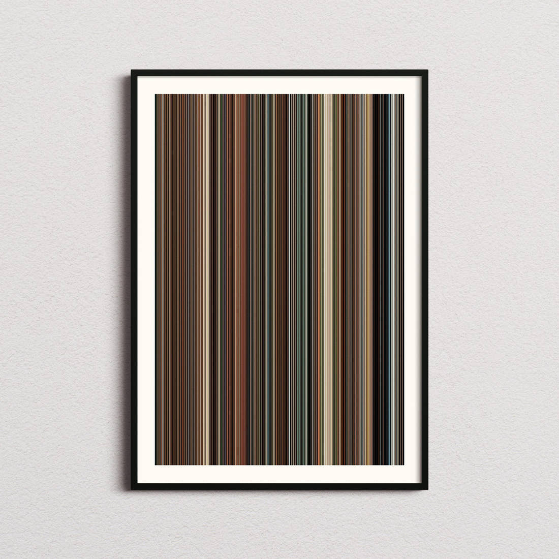 Pride and Prejudice 2005 Movie Barcode Poster - Barcode Only