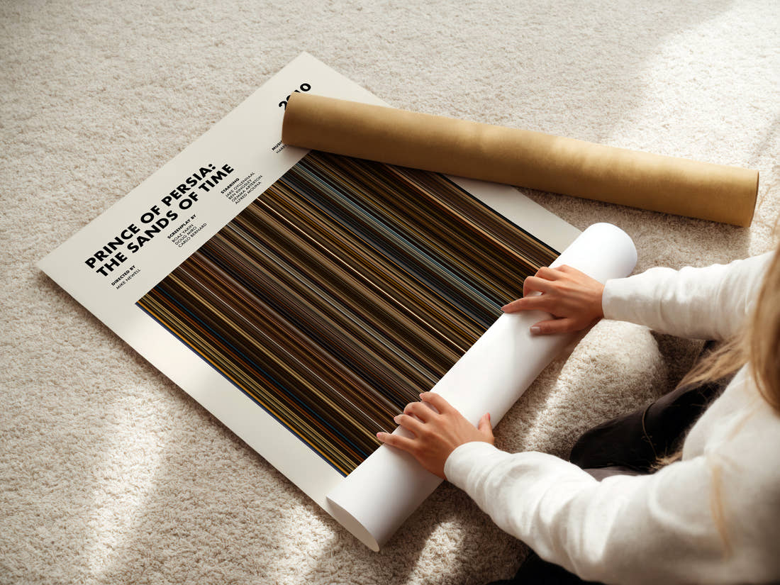Prince of Persia: The Sands of Time Movie Barcode Poster