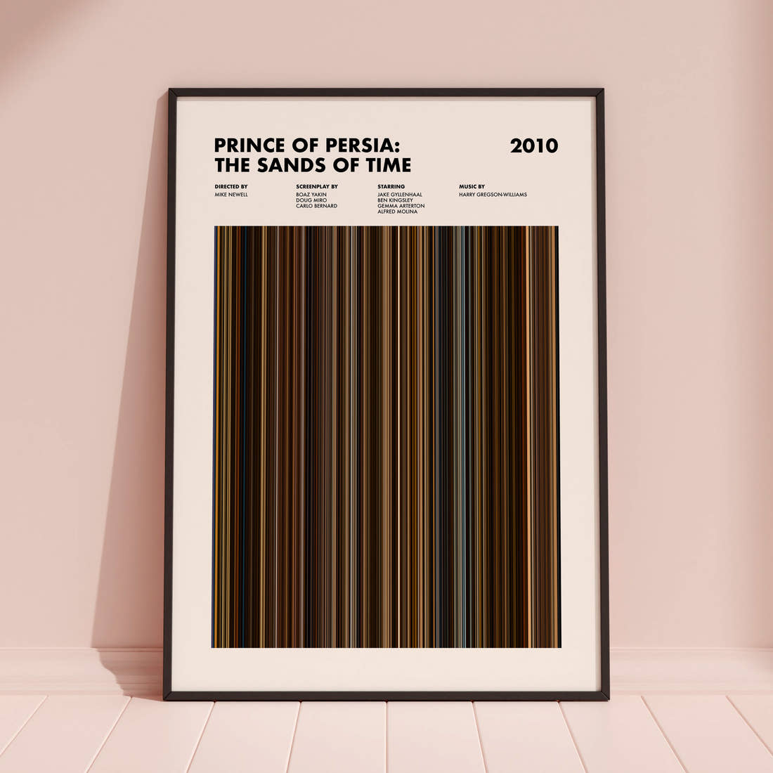 Prince of Persia: The Sands of Time Movie Barcode Poster