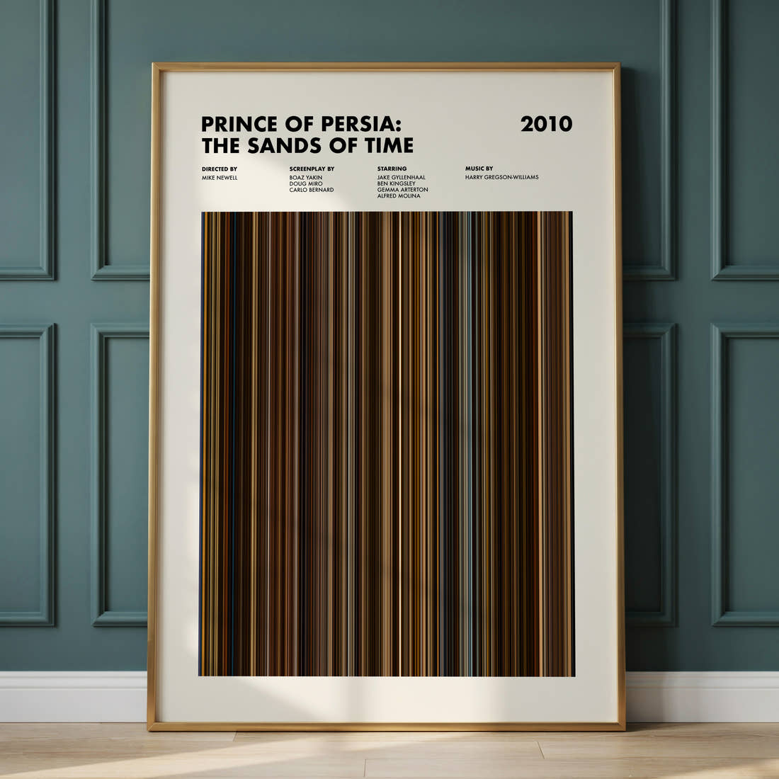 Prince of Persia: The Sands of Time Movie Barcode Poster
