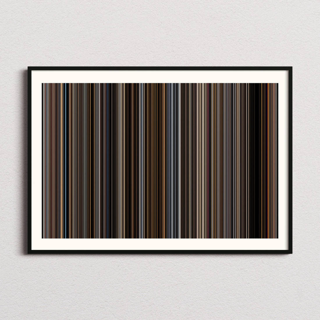 Prisoners Movie Barcode Poster - Barcode Only