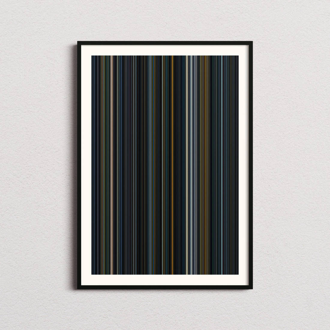 Prometheus Movie Barcode Poster - Barcode Only