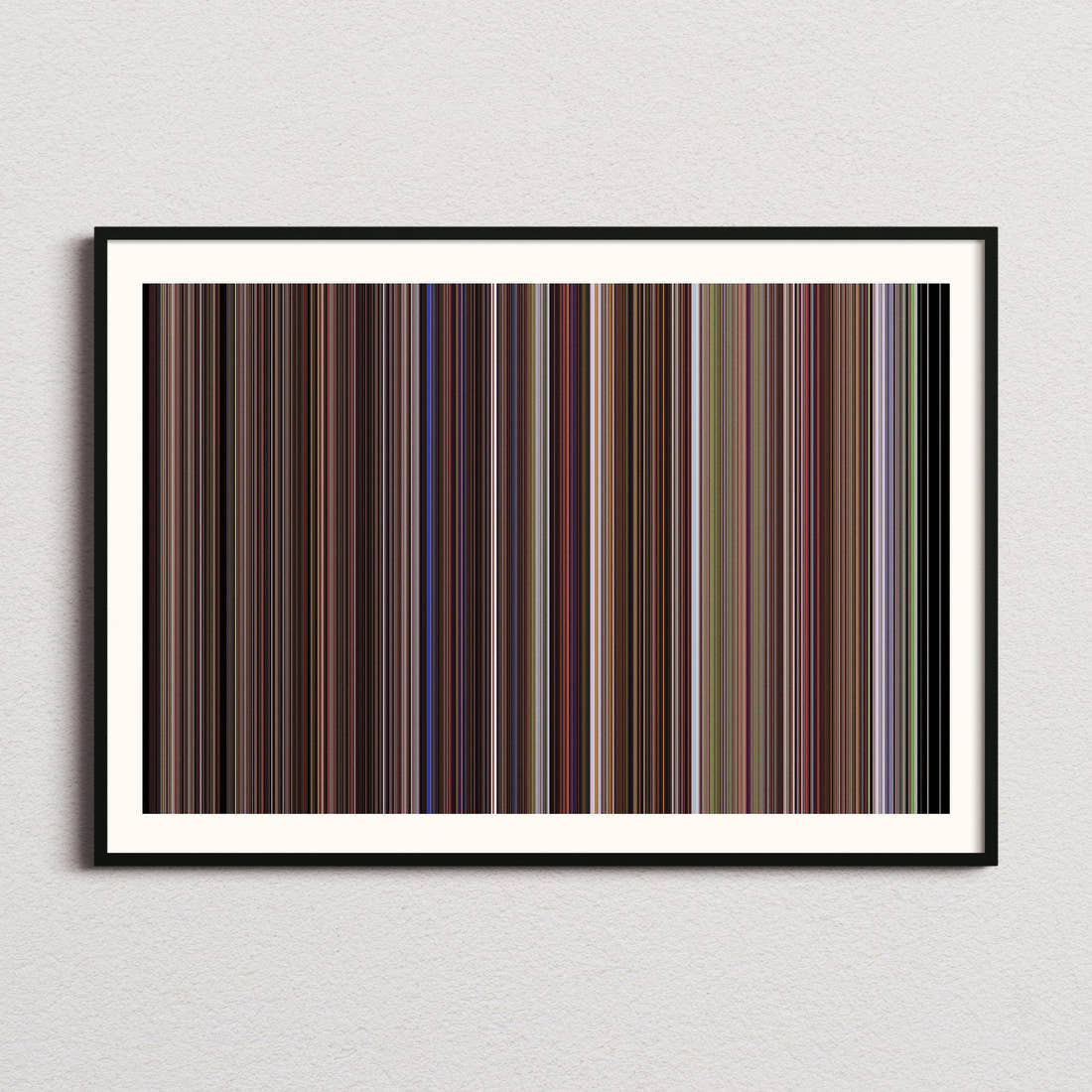 P.S. I Love You Movie Barcode Poster - Barcode Only