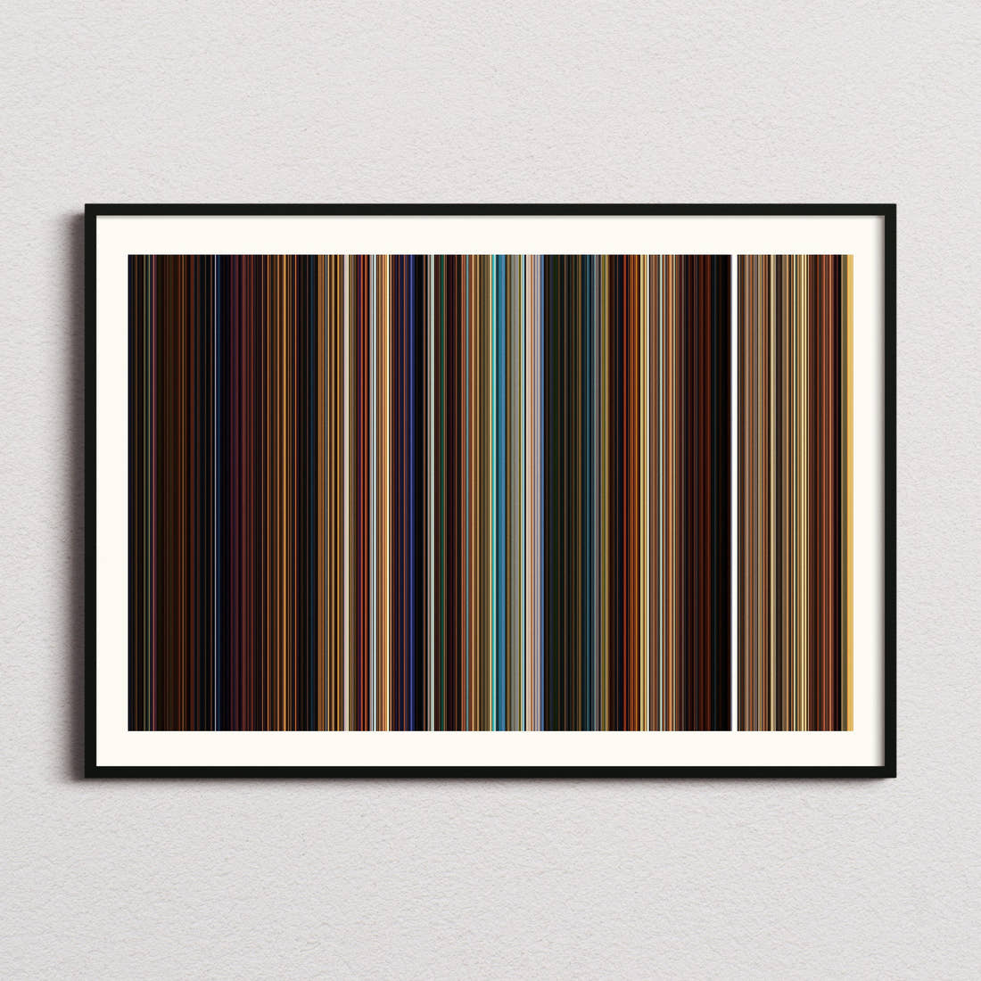 Puss in Boots Movie Barcode Poster - Barcode Only