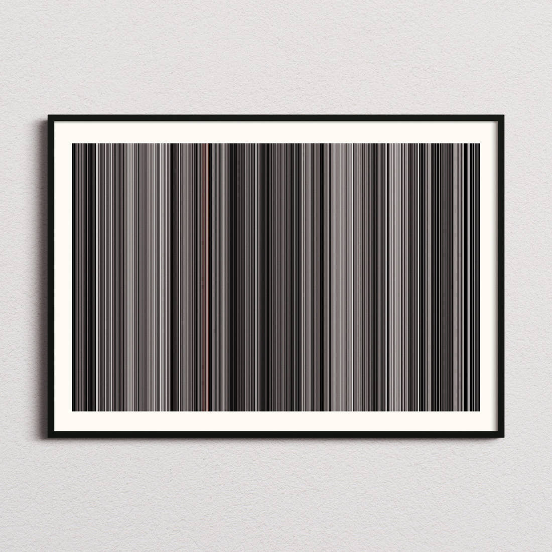 Raging Bull Movie Barcode Poster - Barcode Only