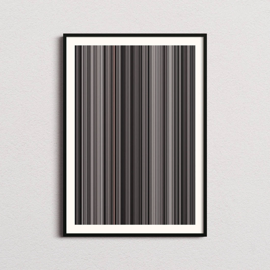 Raging Bull Movie Barcode Poster - Barcode Only