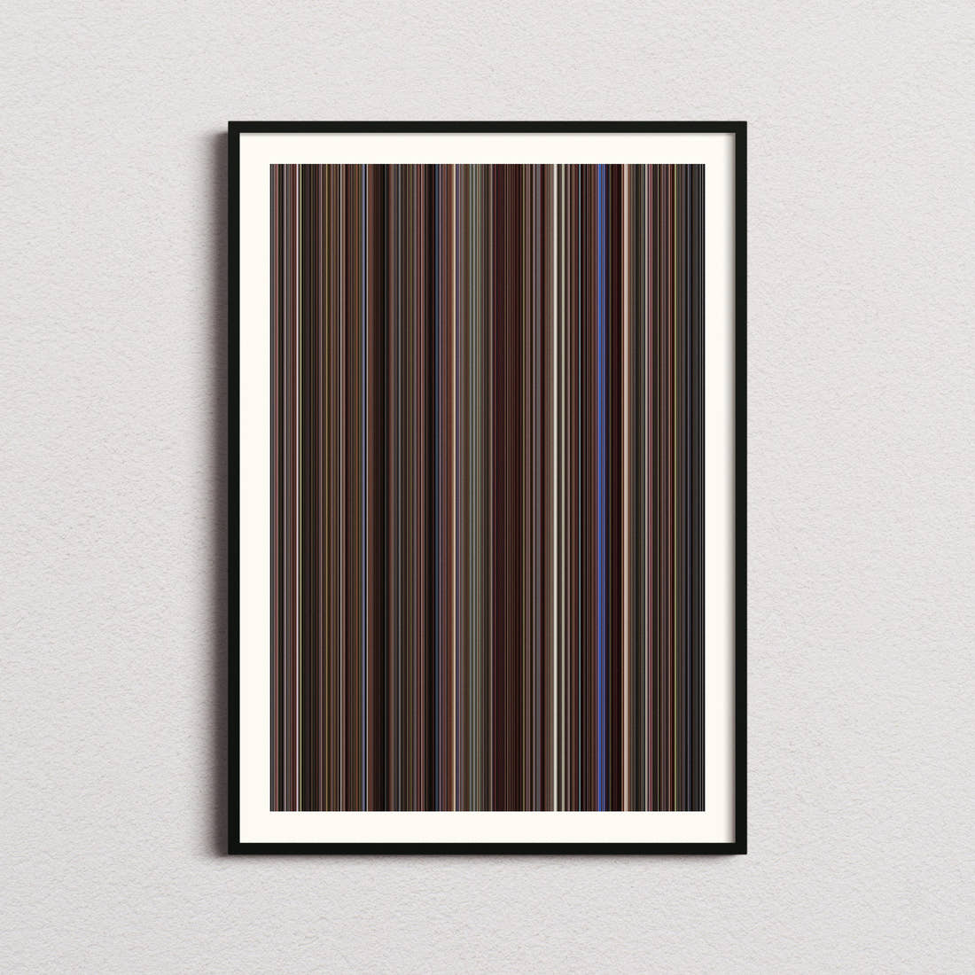 Rain Man Movie Barcode Poster - Barcode Only