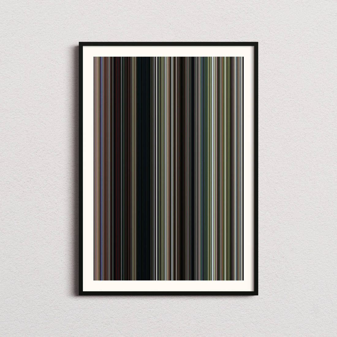 Rambo: First Blood Part II Movie Barcode Poster - Barcode Only