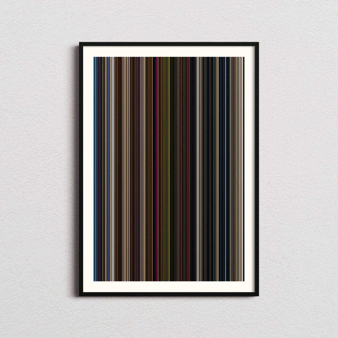 Rambo: Last Blood Movie Barcode Poster - Barcode Only