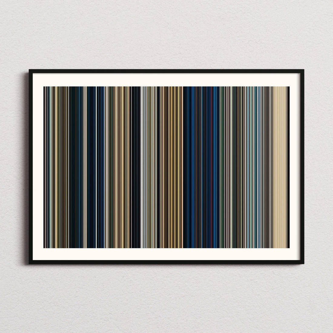 Rambo Movie Barcode Poster - Barcode Only