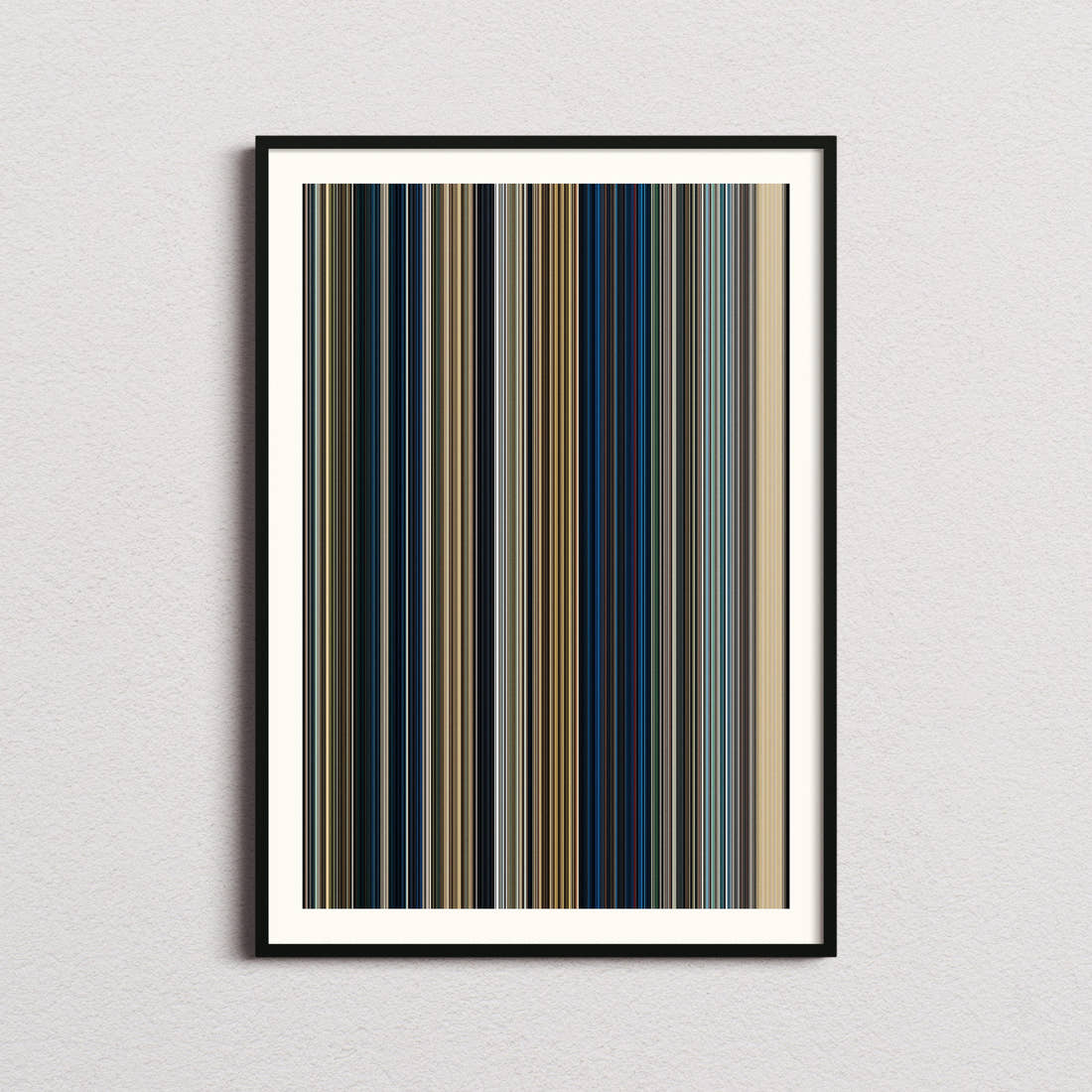 Rambo Movie Barcode Poster - Barcode Only