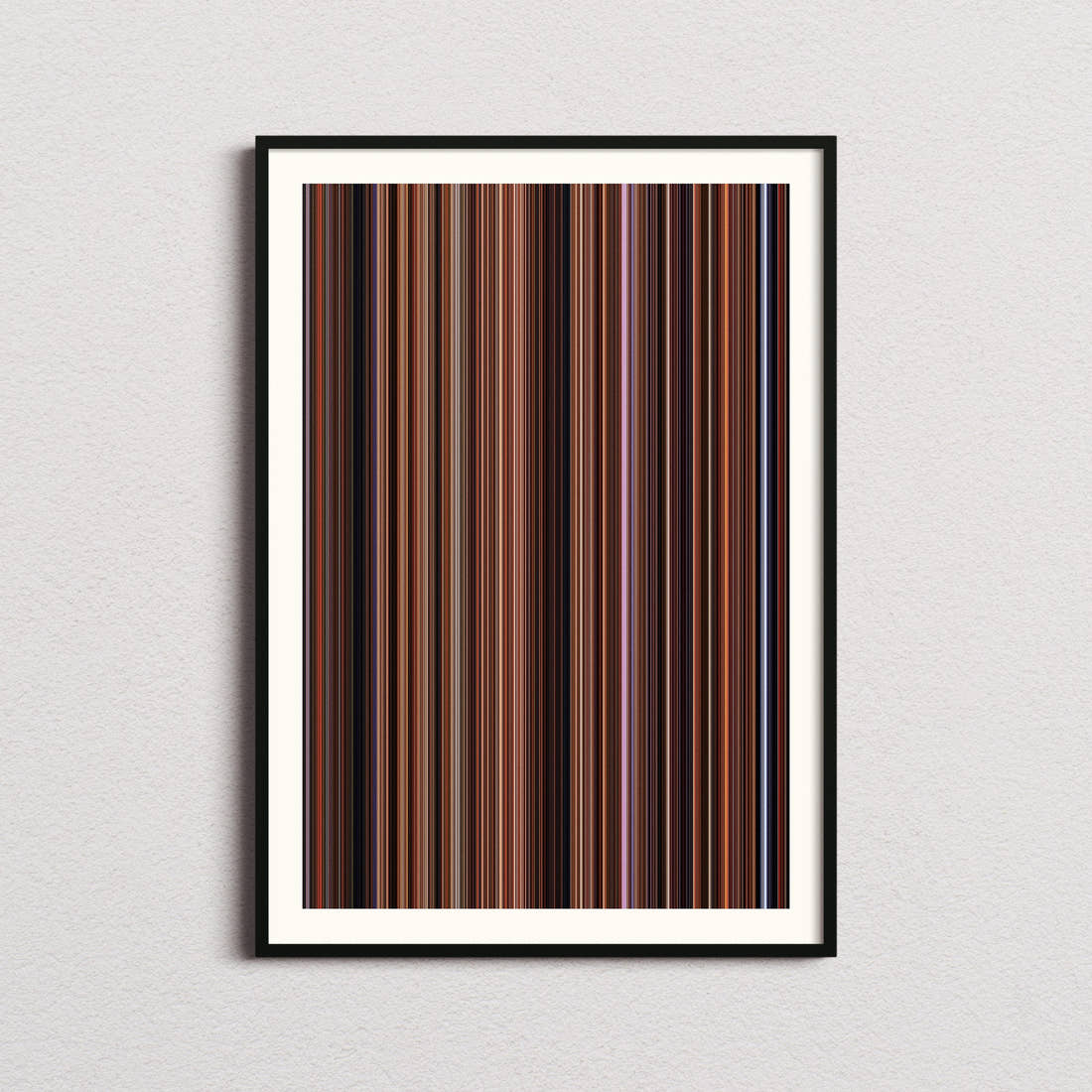 Ratatouille Movie Barcode Poster - Barcode Only