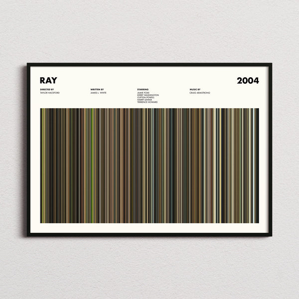 Ray Movie Barcode Poster