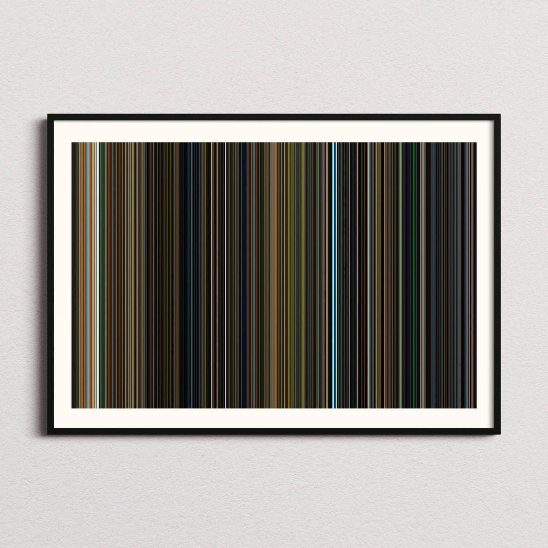 Real Steel Movie Barcode Poster - Barcode Only