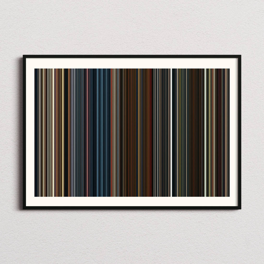Red Notice Movie Barcode Poster - Barcode Only