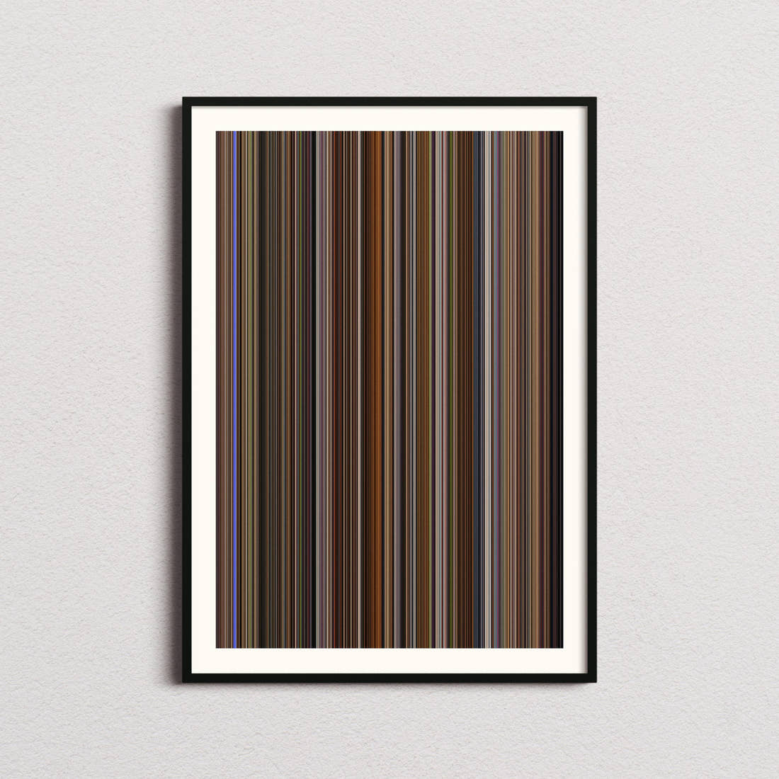 Red, White & Royal Blue Movie Barcode Poster - Barcode Only