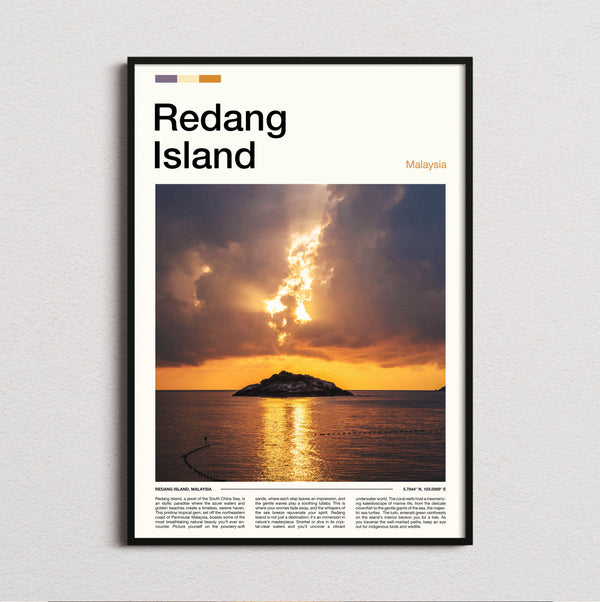 Redang - Sunset Over The Sea - Travel Print