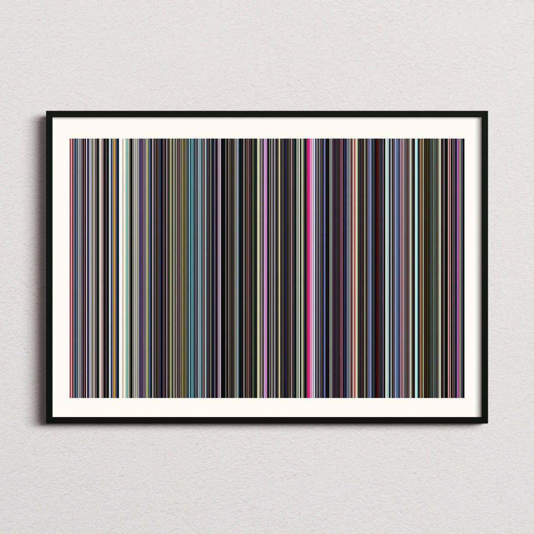 Redline (2009) Movie Barcode Poster - Barcode Only