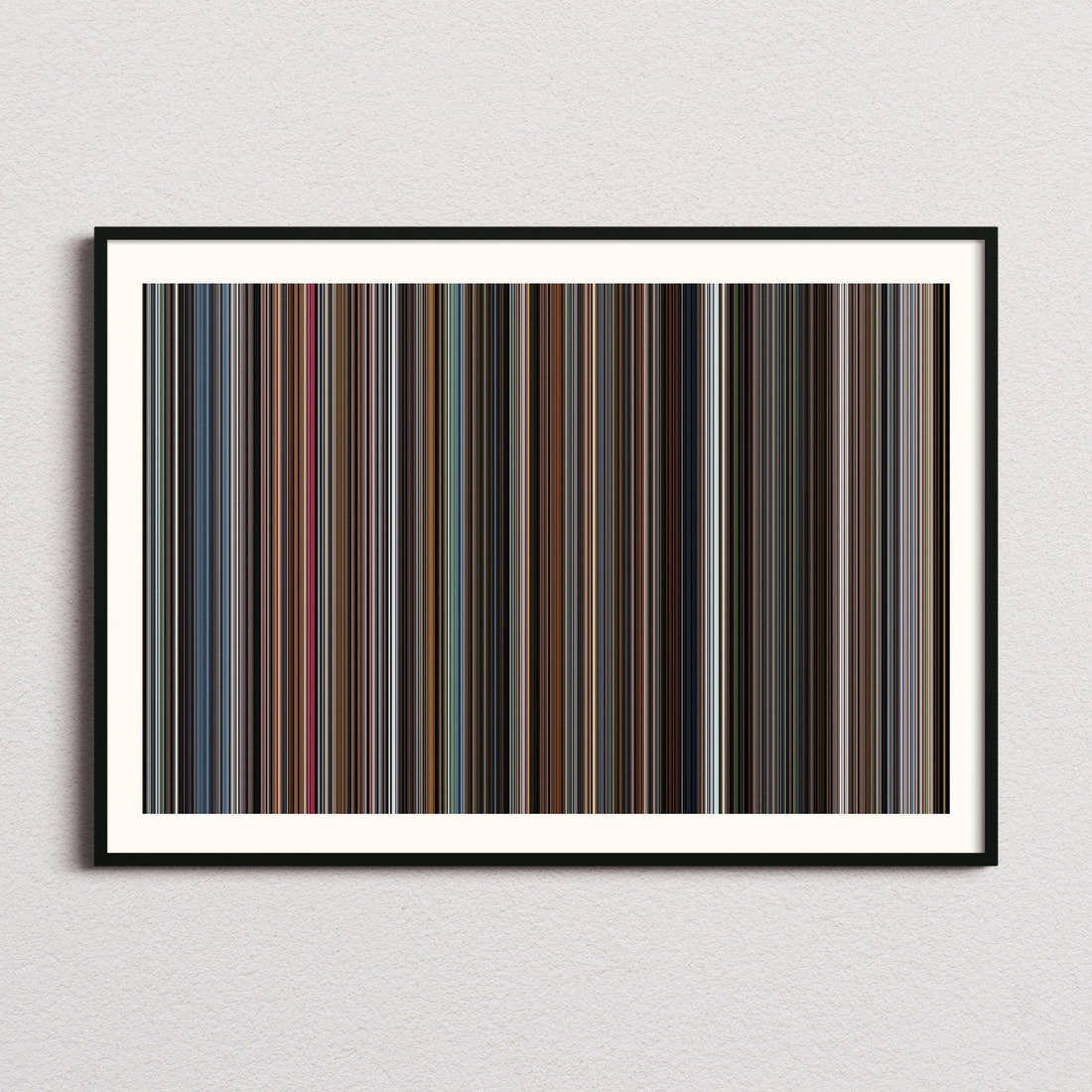 Rental Family Movie Barcode Poster - Barcode Only