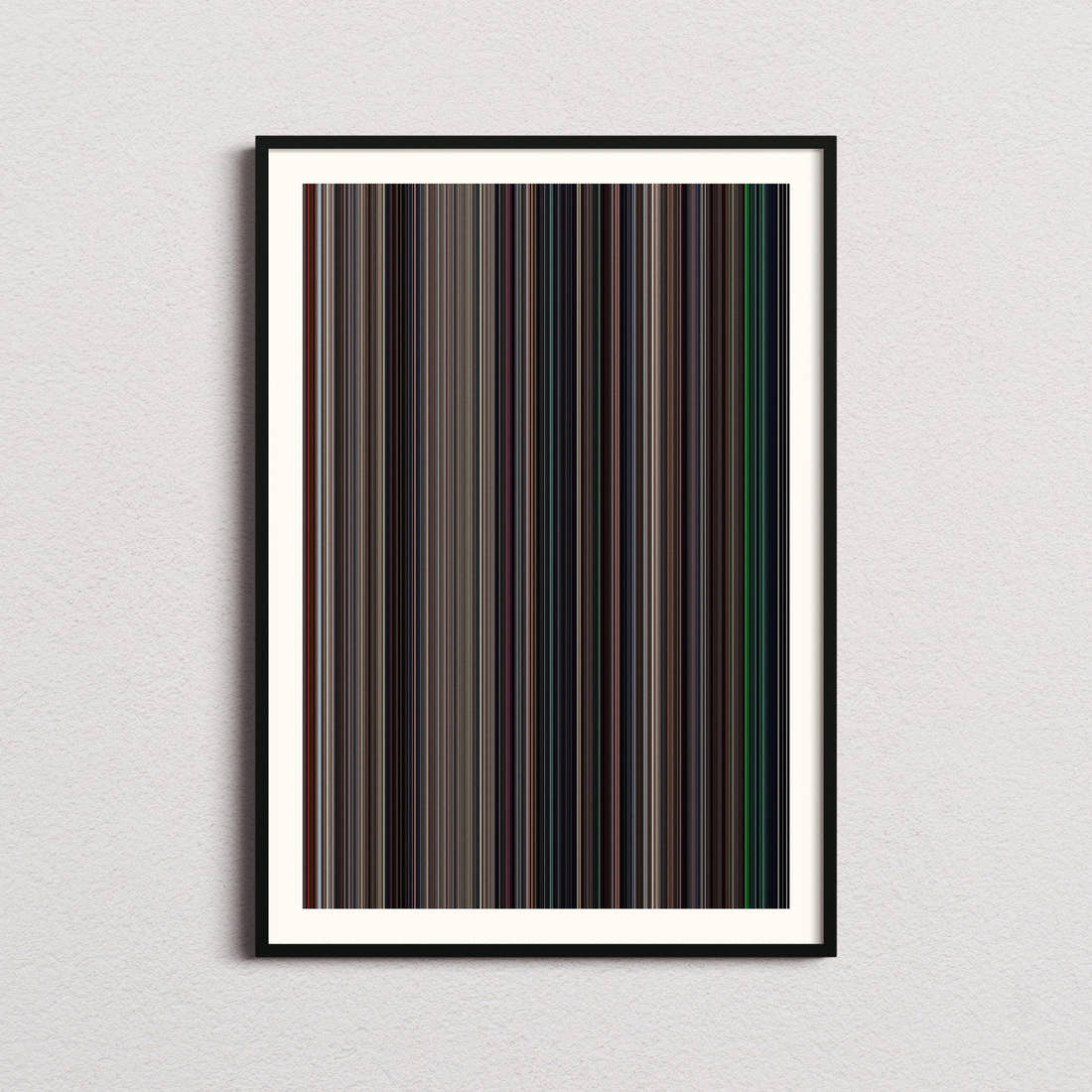 Repo Man Movie Barcode Poster - Barcode Only