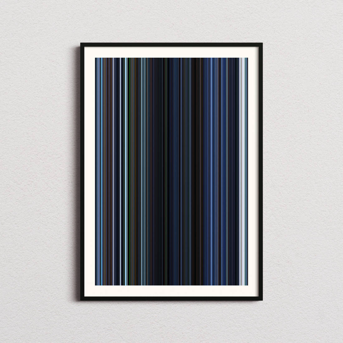 Resident Evil Movie Barcode Poster - Barcode Only