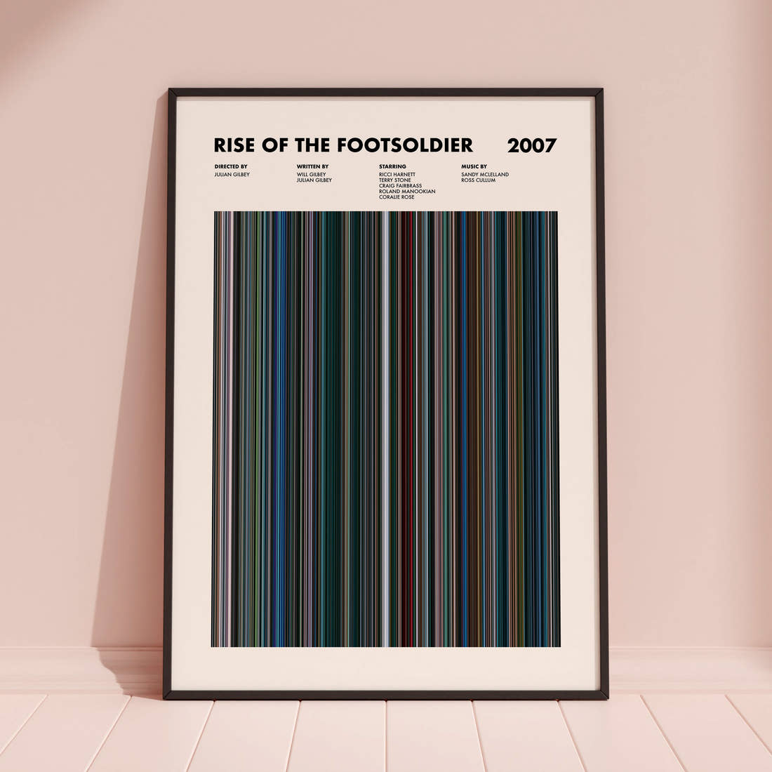 Rise of the Footsoldier Movie Barcode Poster