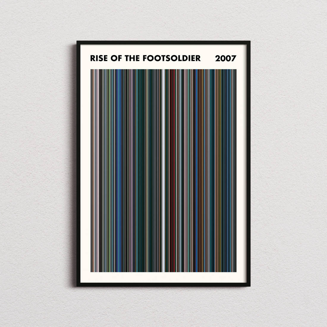 Rise of the Footsoldier Movie Barcode Poster - Simplified