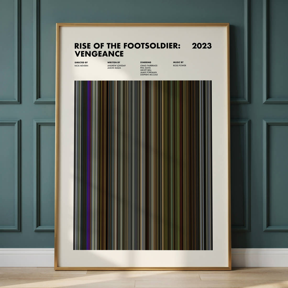 Rise of the Footsoldier: Vengeance Movie Barcode Poster