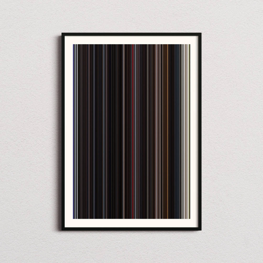 Road to Perdition Movie Barcode Poster - Barcode Only