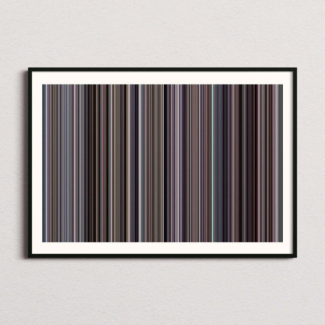 RoboCop Movie Barcode Poster - Barcode Only