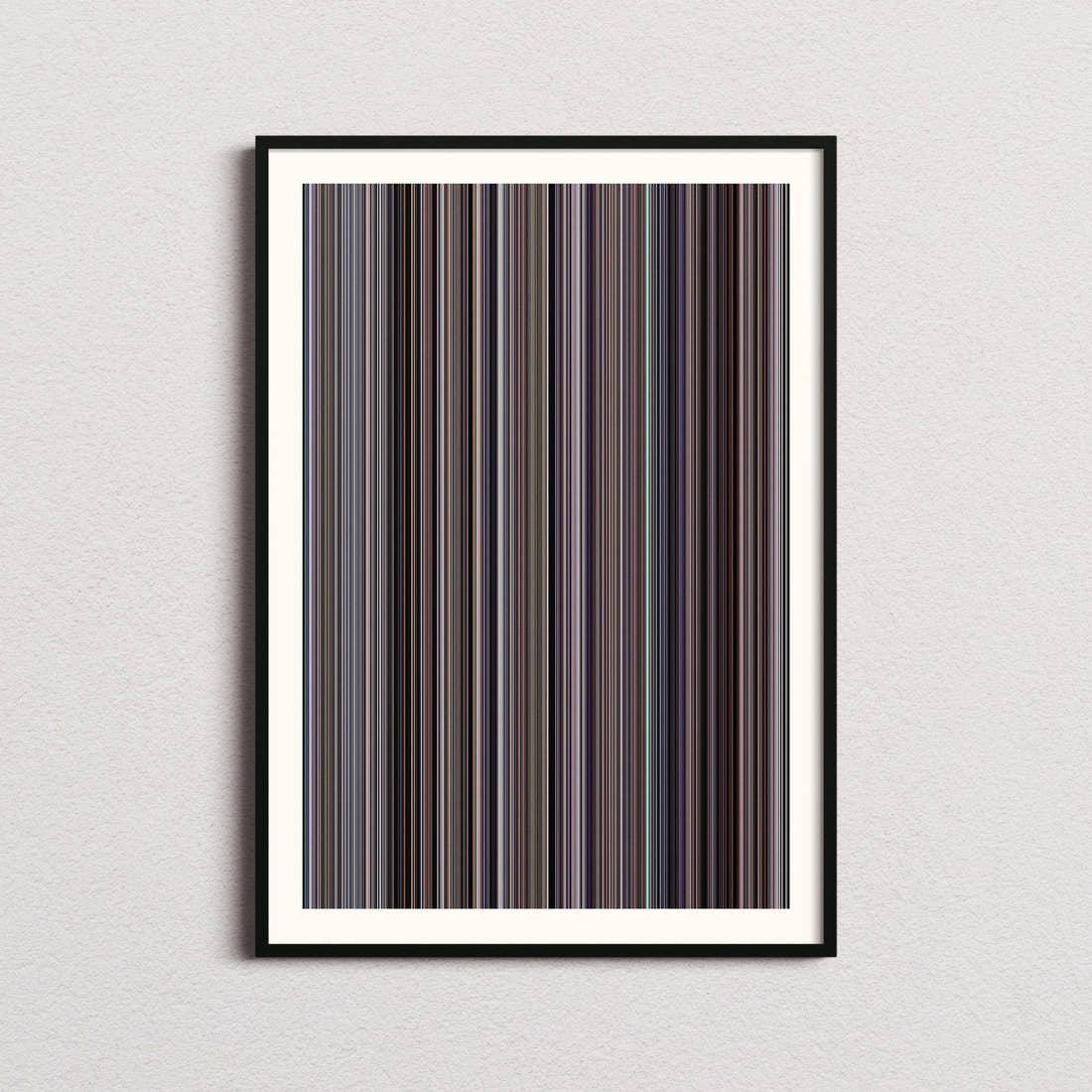 RoboCop Movie Barcode Poster - Barcode Only