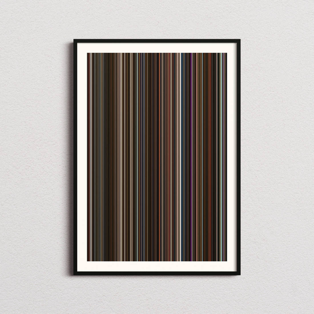 Rocketman Movie Barcode Poster - Barcode Only
