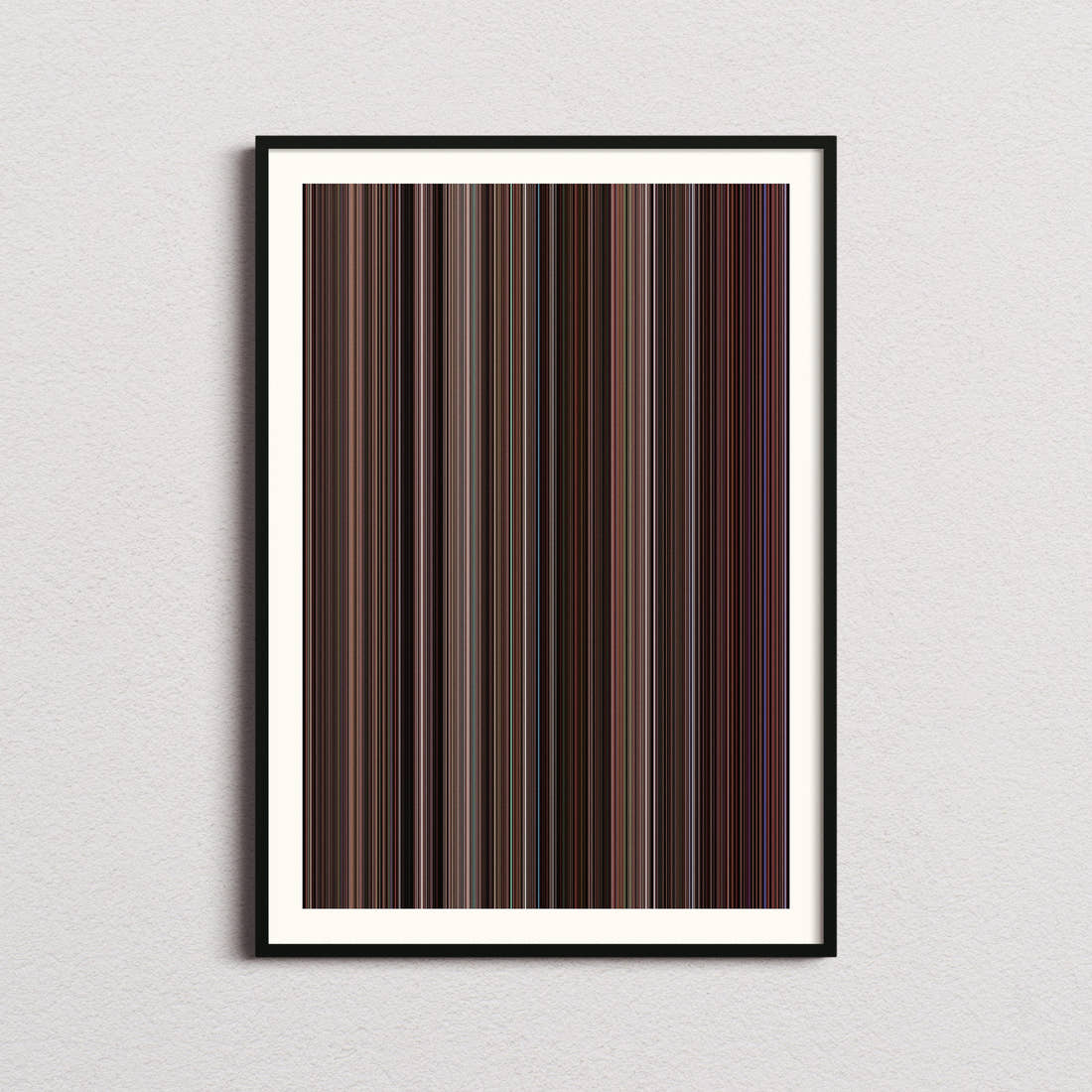 Rocky Movie Barcode Poster - Barcode Only