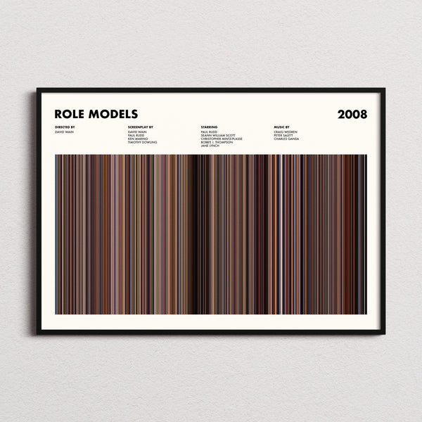 Role Models Movie Barcode Poster