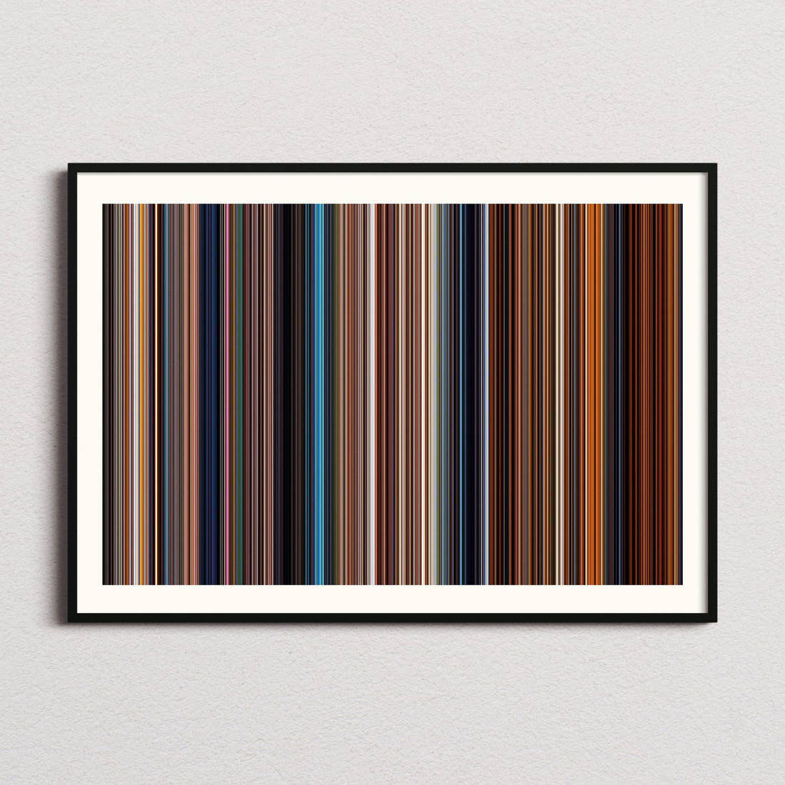 Romeo + Juliet Movie Barcode Poster - Barcode Only