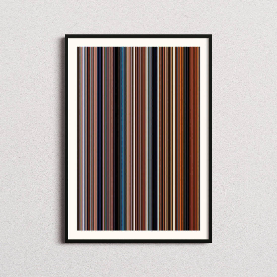 Romeo + Juliet Movie Barcode Poster - Barcode Only