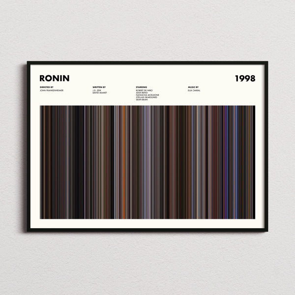 Ronin Movie Barcode Poster