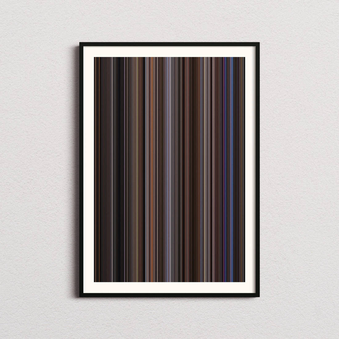 Ronin Movie Barcode Poster - Barcode Only