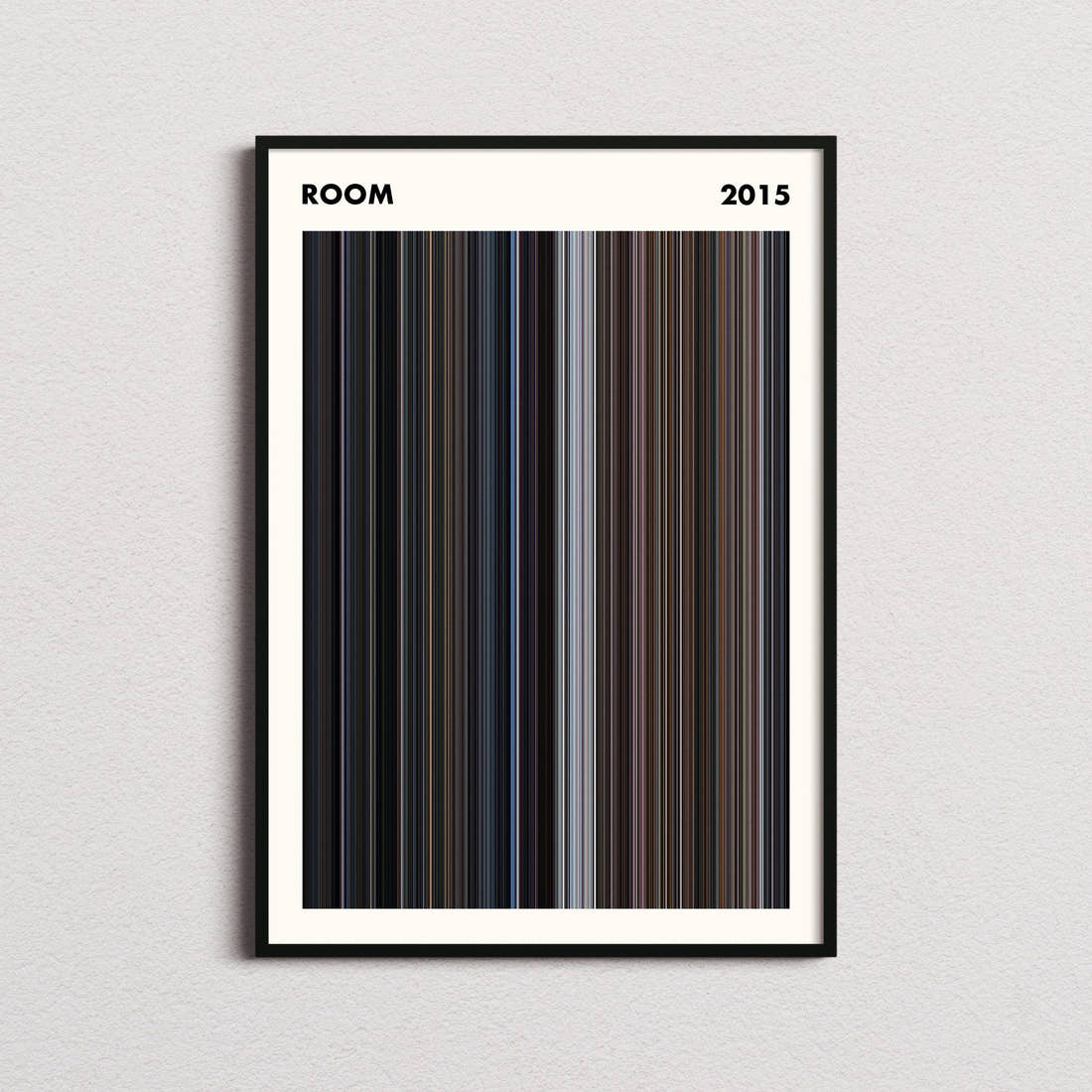 Room Movie Barcode Poster - Simplified